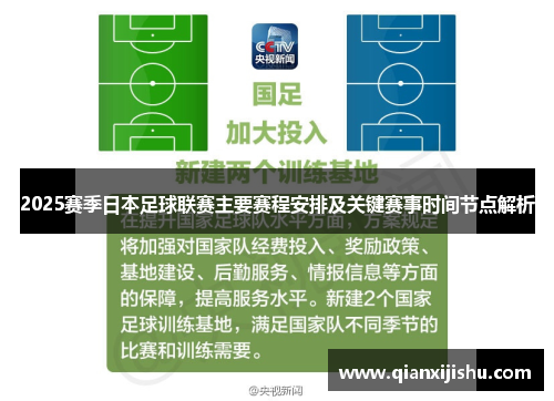 2025赛季日本足球联赛主要赛程安排及关键赛事时间节点解析
