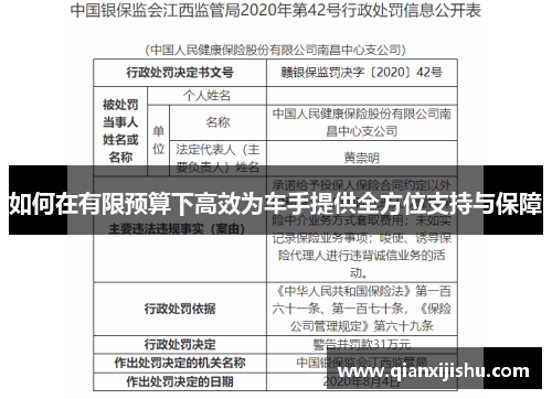 如何在有限预算下高效为车手提供全方位支持与保障